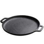 Outdoor Camping Bbq Plate 30cm Metal Material Cast Iron Reversible
