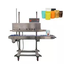 China Plastic Film Bag Zipper Bag Pouch Heat Sealing Machine With Nitrogen Filling wholesale