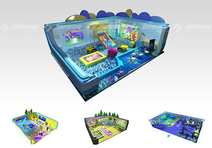 Dynamic Ground Interactive Floor Projector Games for Kids Multiplayer Custom Size