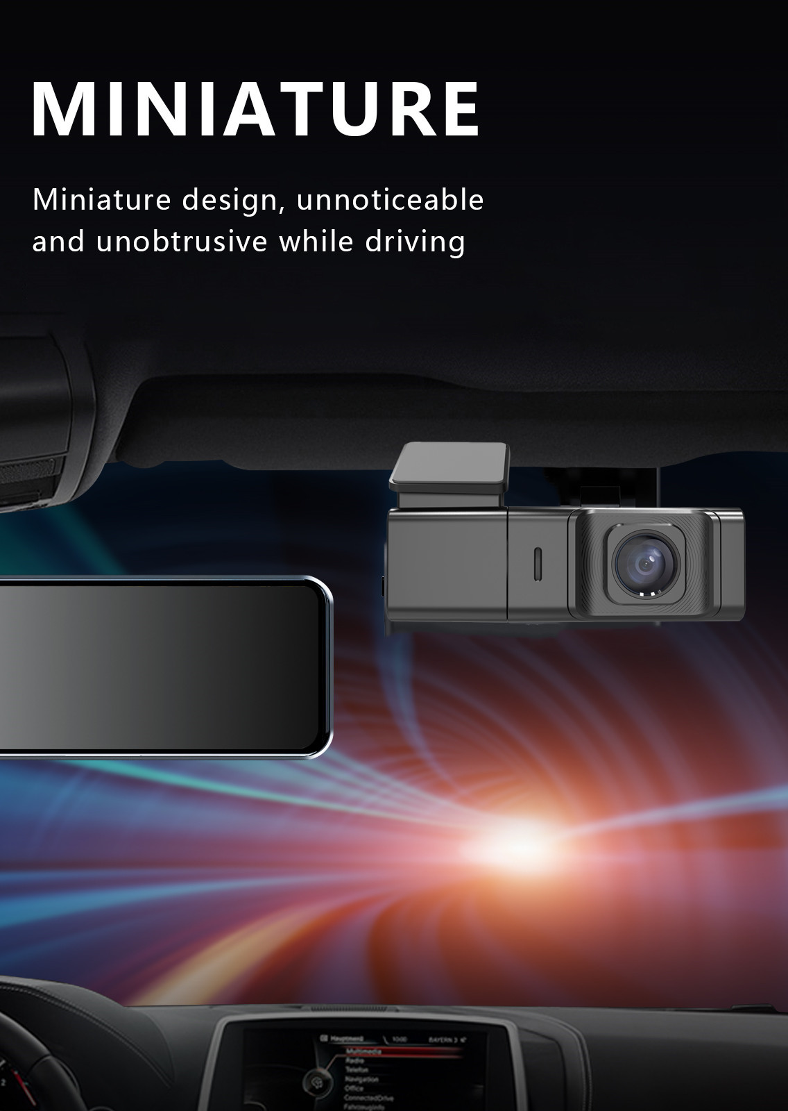 NT96672 Mobile 4K uSB Car DVR Camera Rear Digital Video Recorder WIFI 1080FHD