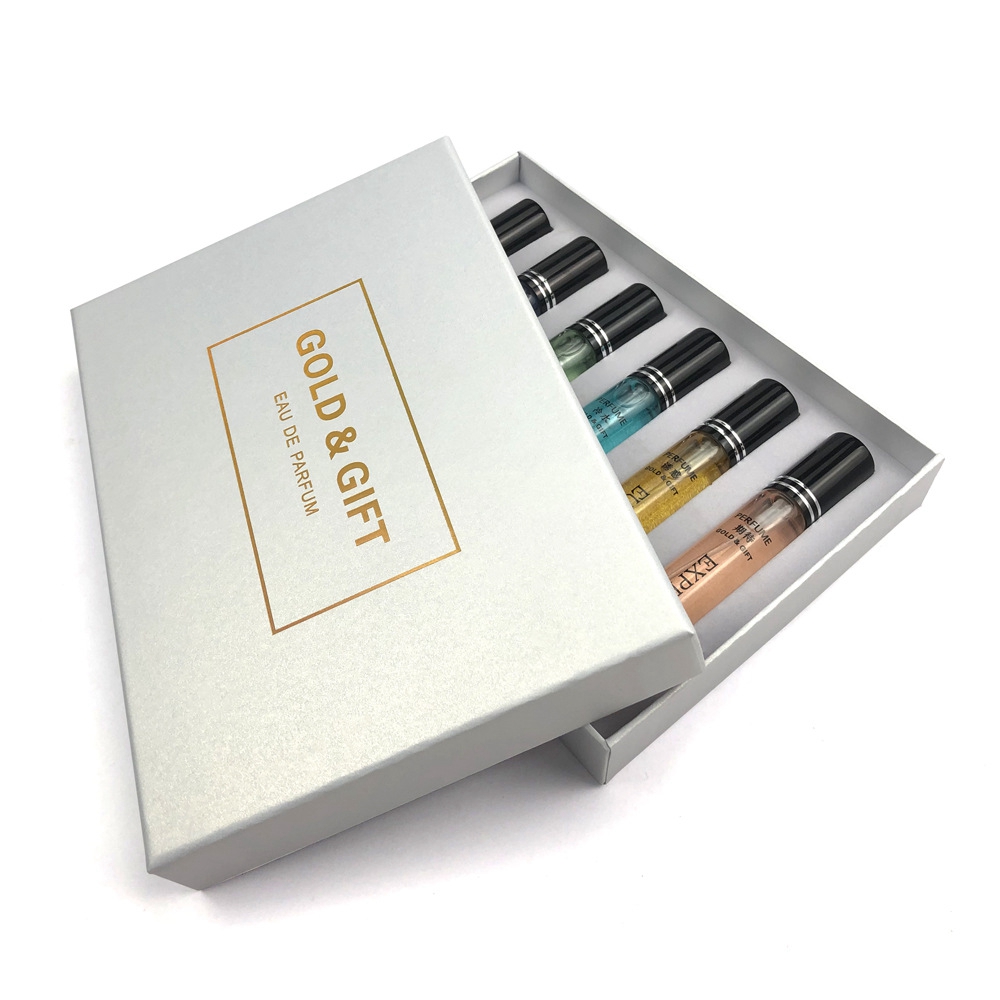 L*W*H cm According to your specific request. Golden Perfume Paper Box for Perfume Bottle