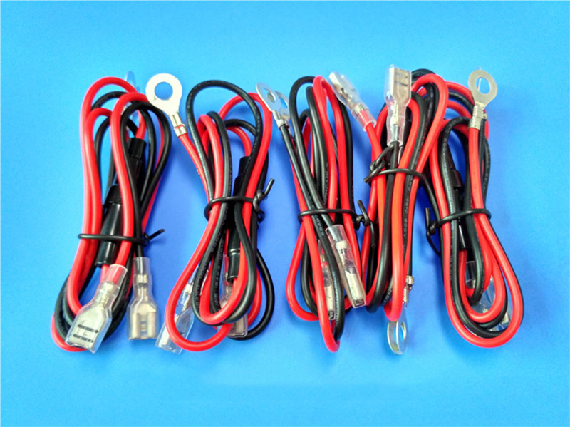 Industrial 60cm 2pin Power Supply Extension Cable With Fuse