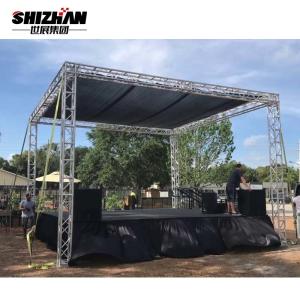 China Concert Outdoor 18mm Plywood Modular Mobile Wedding DJ Platform Stage wholesale