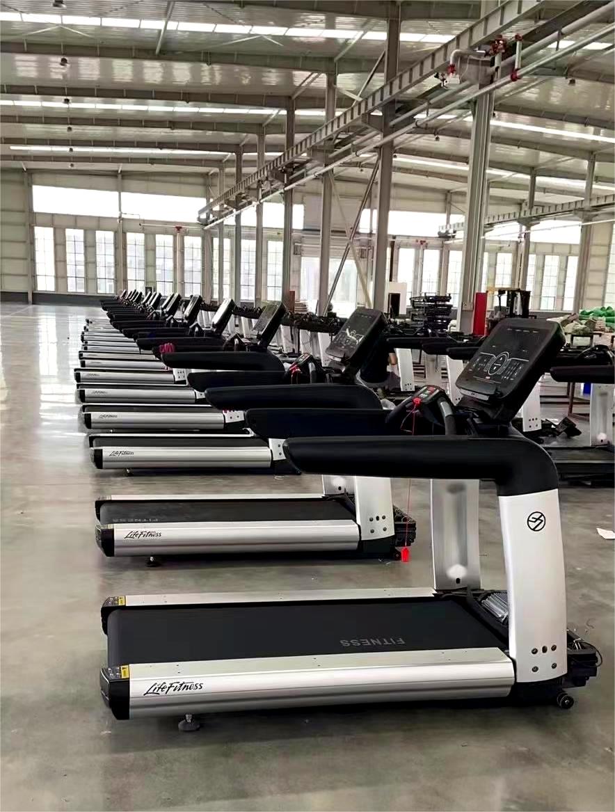 Commercial Gym Equipment LCD Touch Screen Treadmill Cardio Training Walking Running Machine