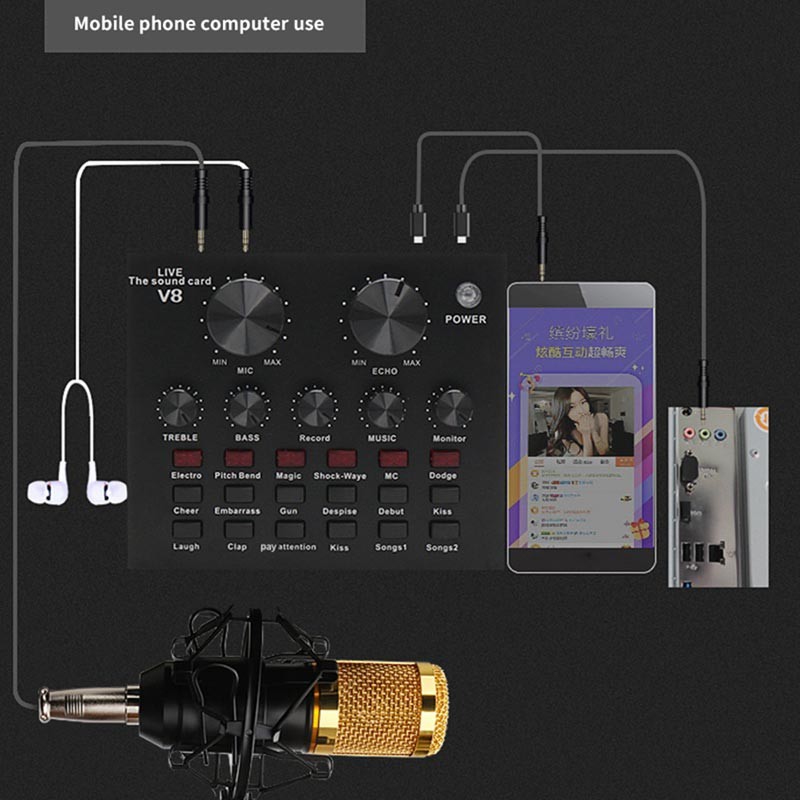 V8 Audio Technica Sound Card
