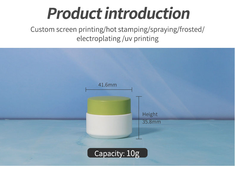 10g Lip Balm Containers Empty Double Wall PP Jar Cosmetic For Packaging