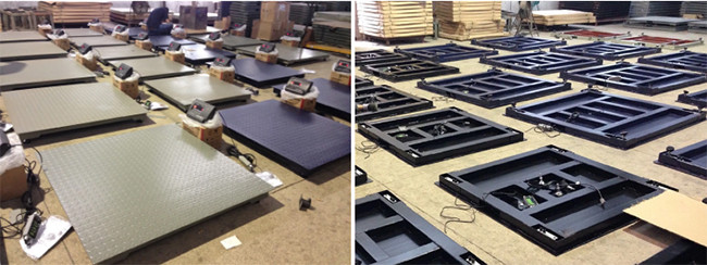 Heavy Duty Floor Scales High Precision Portable Floor Scales Powder Coated