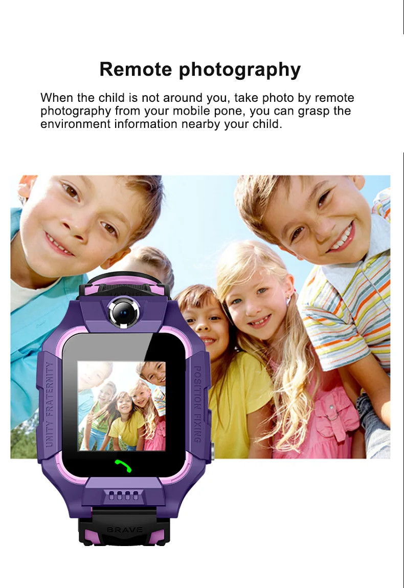 Q19 Anti Lost Smart Childrens Tracker Watch SOS Phone 2g IP67 IOS Android