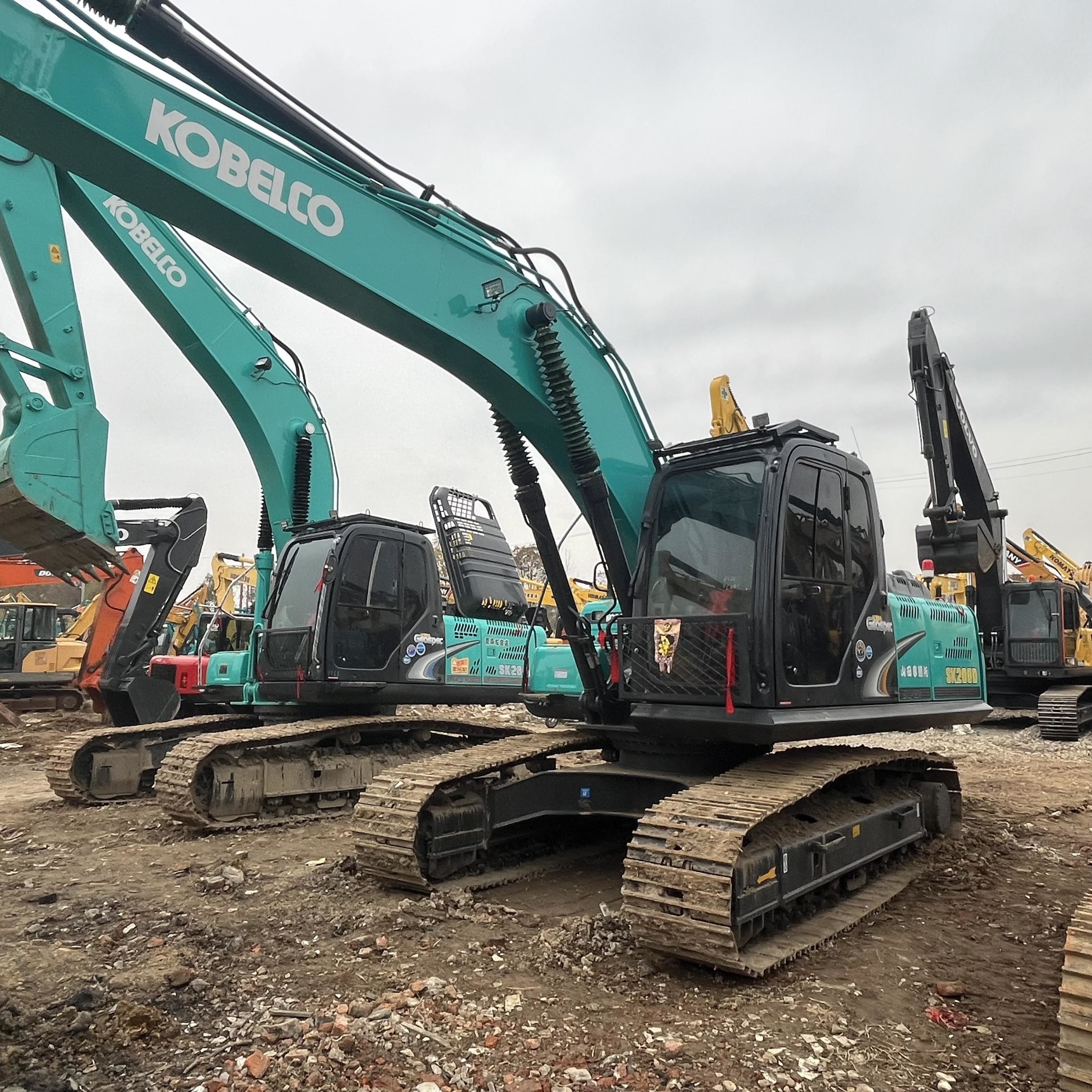 SK200D Used Kobelco Second Hand Crawler Excavator 20000kg Used Excavator Machine