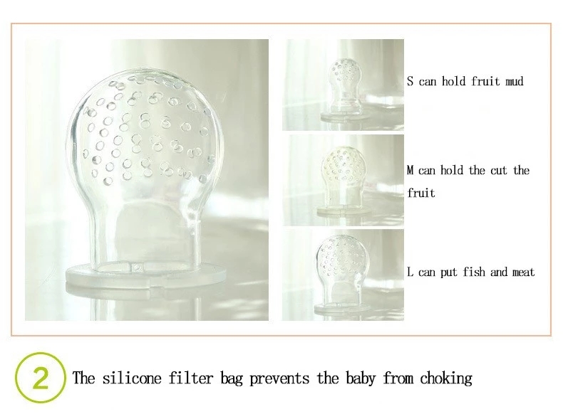 Silicone 3 6 Months Baby Infant Teethers Fruit Pacifier Newborn Silicone Pacifier BPA Free