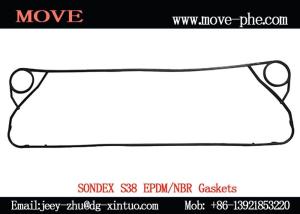 China Supply EPDM Plate&amp;Gasket Sondex S38 Replacement Plate Heat Exchanger Spare Parts wholesale