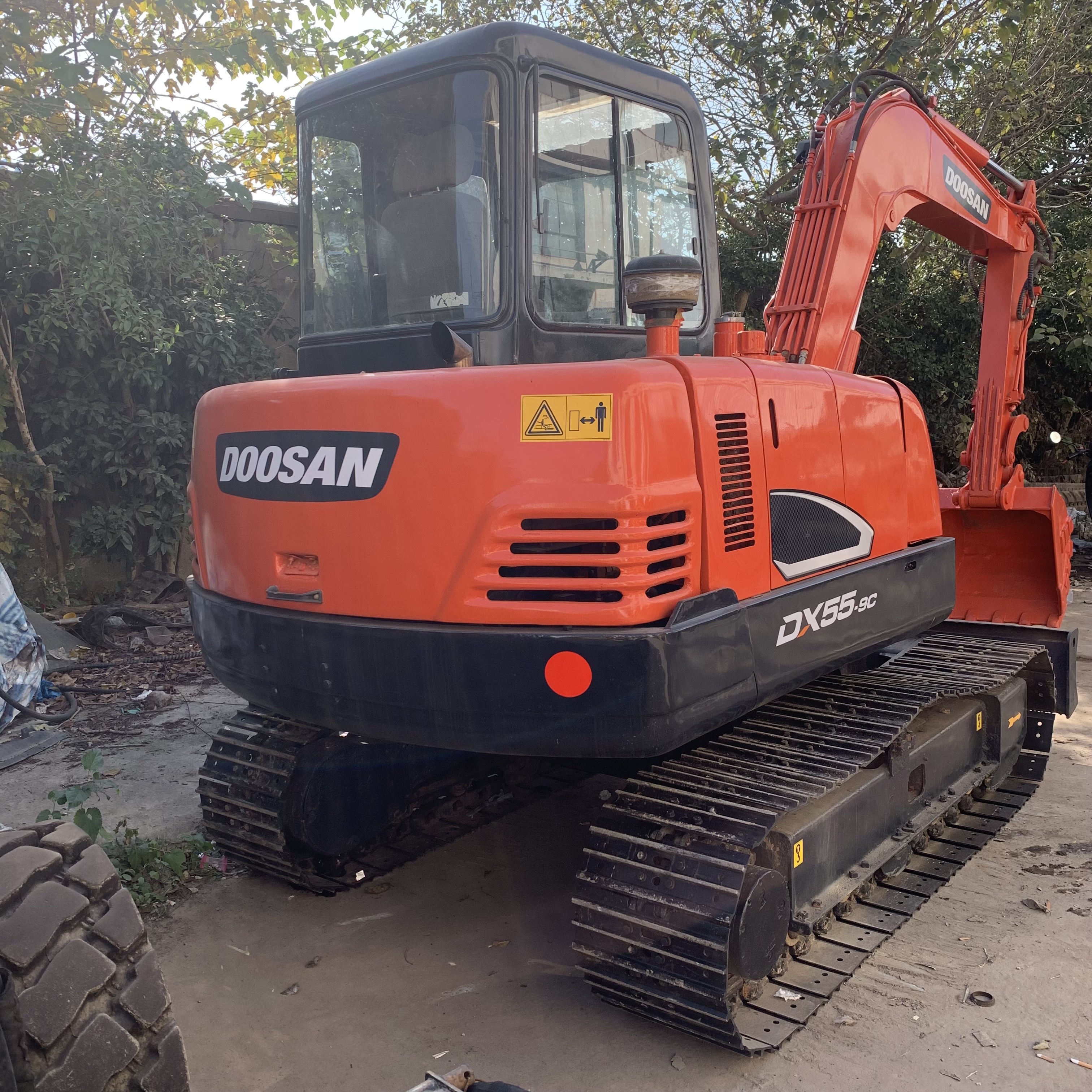 Used Doosan DX55 DH80 Mini Excavator Original Doosan DX75 DH80 DX55 with 36.2 KW