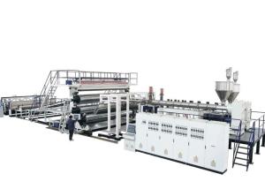 China 8m Geomembrane Waterproof PE TPO EVA PVC Sheet Extrusion Lines wholesale