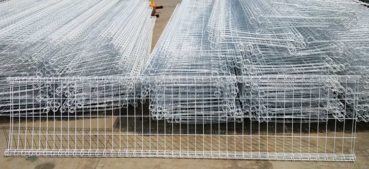 Factory design best price double circle wire mesh fence
