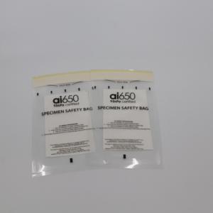 China Disposable LDPE Customized Biohazard Specimen Transport Bags Gravure Printing wholesale