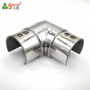 China Stainless Steel Customized Handrail Casting Slotted Pipe Connector Railing Fittings wholesale