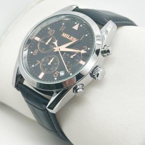 China OEM Round Leather Wrist Band Watch Gift Quartz Watch Customized wholesale