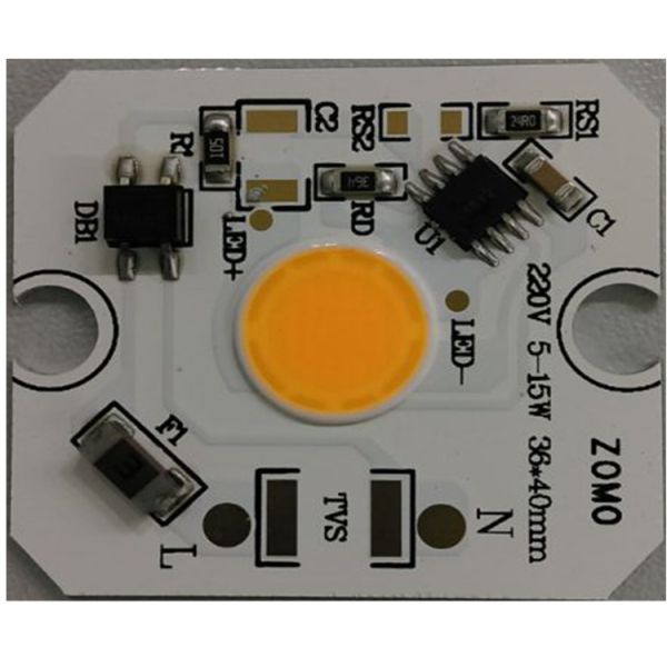 High Efficiency 10W DOB AC SMD LED Module With CE / RoHS Approved 40*36MM Customized Specialised