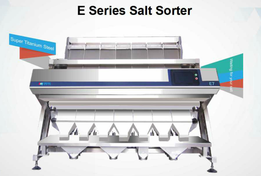 Optical Salt Color Sorting Machine Super titanium steel salt color sorter
