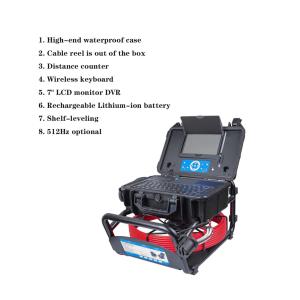 China Weatherproof 23mm Head 120° Industrial Endoscope Camera With Keyboard wholesale