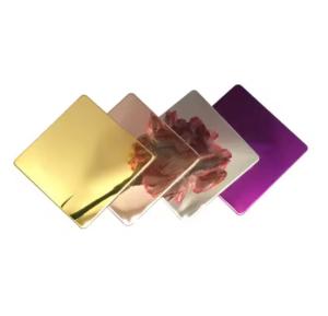 China 430 BA 304 Mirror Surface Polished Stainless Steel Plate For Building Construction wholesale