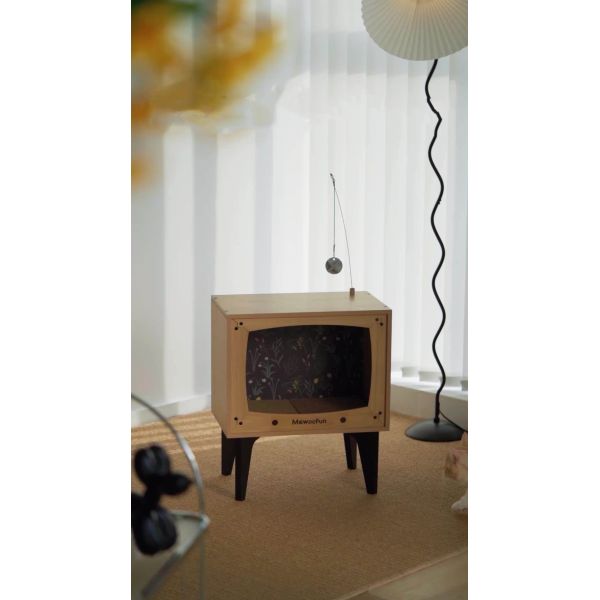 CARB Wood Pet Furniture Luxury Modern Cat Bed Furniture Cushioned