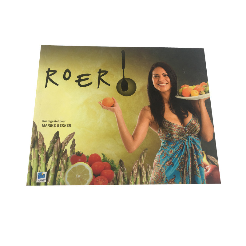 Full Color Custom Cookbook Printing Recipe Book Printing OEM Service