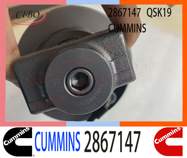 genuine brand new diesel engine CUMMINS QSK19 diesel injector nozzle QSK38 QSK60 fuel injector 2867147 bosch