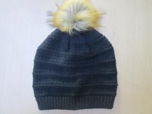 China Acrylic Hat for Ladies and Girls--Jacquard Hat--Faux Fur Hat--Outside and Winter--Double Layer wholesale
