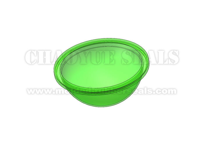 230 mm Transparent Food Grade Approval Silicone Rubber End Cap For Bowl Protection