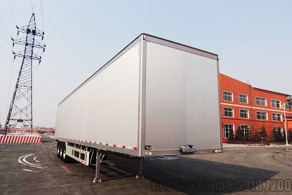 Producer Dry Van Semi Trailer with Dual Line Braking System Open Wing and Competitive