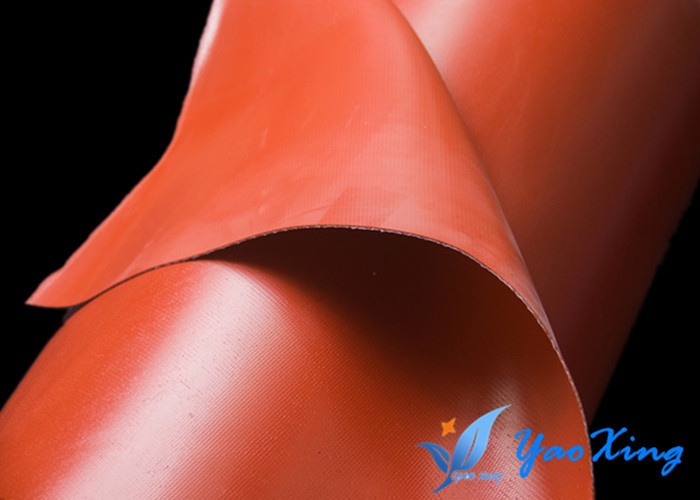 1.5mm Silicone Coated Fiberglass Fabric Fireproof Gasket For Steel Works