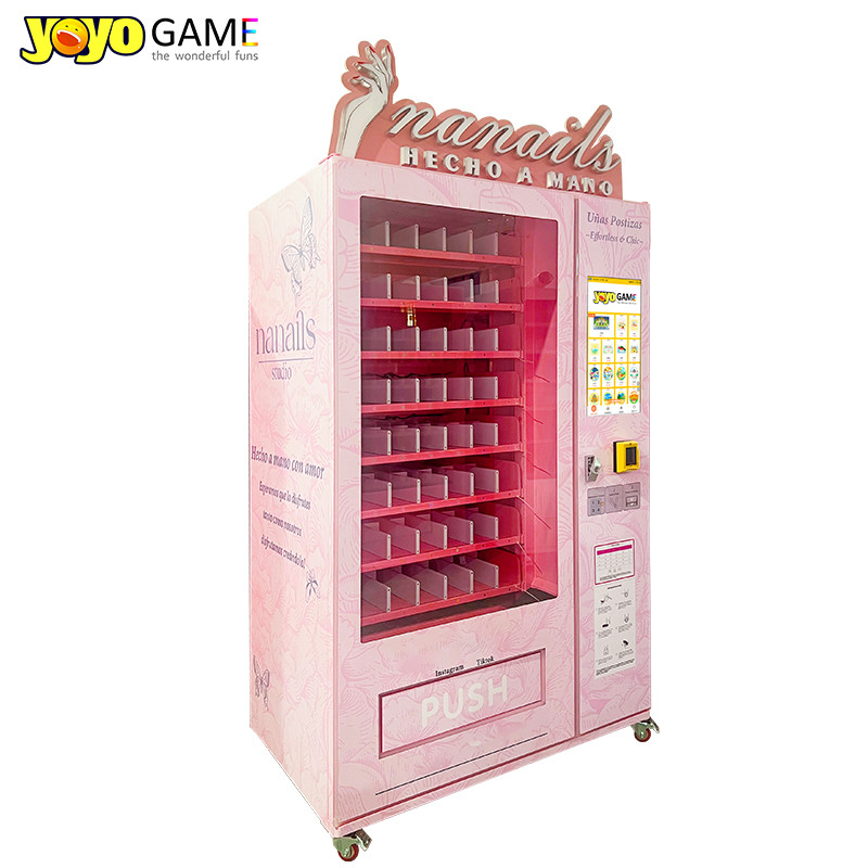 Eyelashes And Cosmetics With 21.5 Inches Advertisement Screen Beauty Vending Machine Perfume Vending Machine