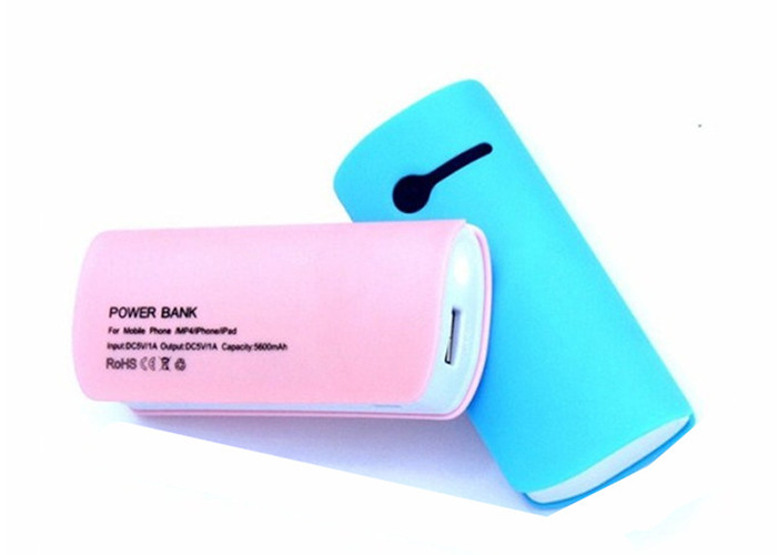 5200mah Lipstick Battery Charger , Small Portable Battery Charger Ce Certification