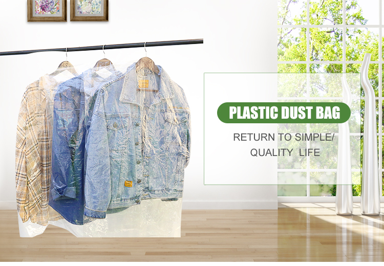 Logo Customized Logo Clothing Dustproof Cover Bag for Dry Cleaners or Family Wardrobes