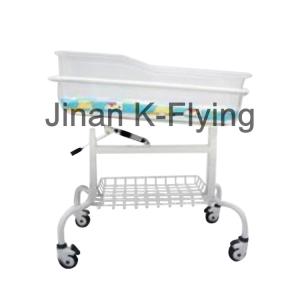 China Tilted Hospital Baby Cot , 900mm Manual Medical Bed wholesale