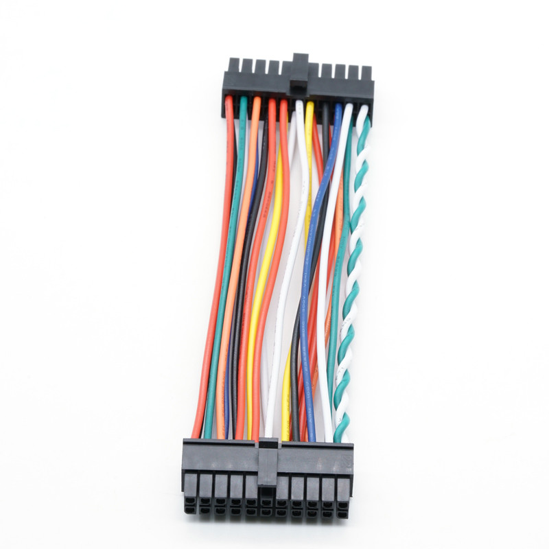 Custom Original Molex 3.0 2*11 22 Pins Two Sides Connector UL1007 22AWG Wire Harness Cable