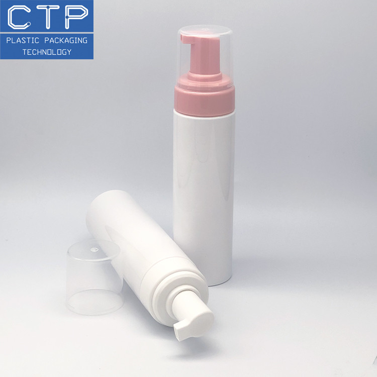 Smooth Plastic Foam Pump 0.8 Cc Output For Household Skin Washing