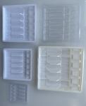 1ml 2ml 5ml 10ml 5-pack Ampoule Tray PET Vacuum Tray Customization