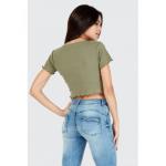 100% Cotton Short Crop Top for Women