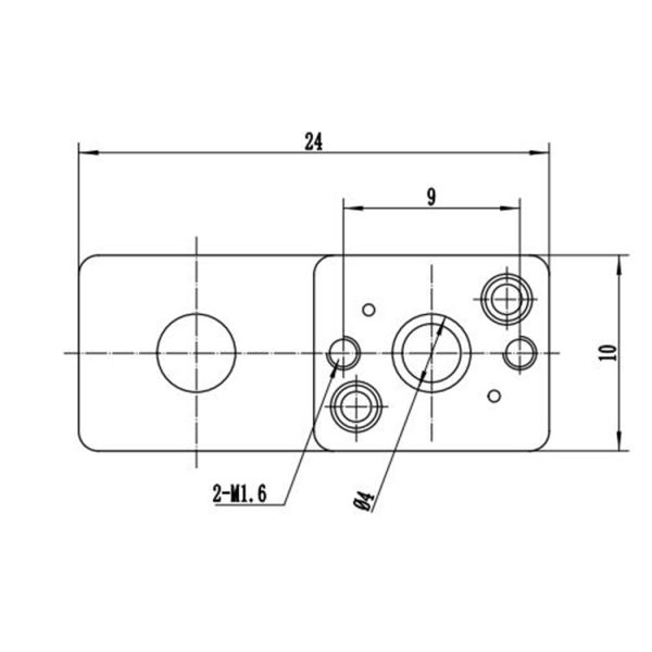 24GB 10mm Micro Gearbox Diameter 24*10mm Gear Ratio 50-1000 For Micro Gear Motor