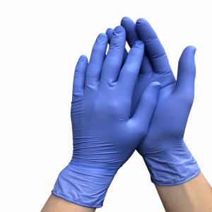 China No Leakage Roll Boarder Disposable Exam Gloves Soft Touch Latex wholesale