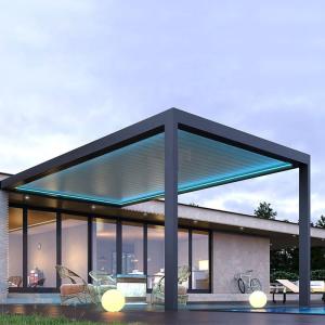 China Easily Assembled Waterproof Aluminum Pergola With 6063 Beam wholesale