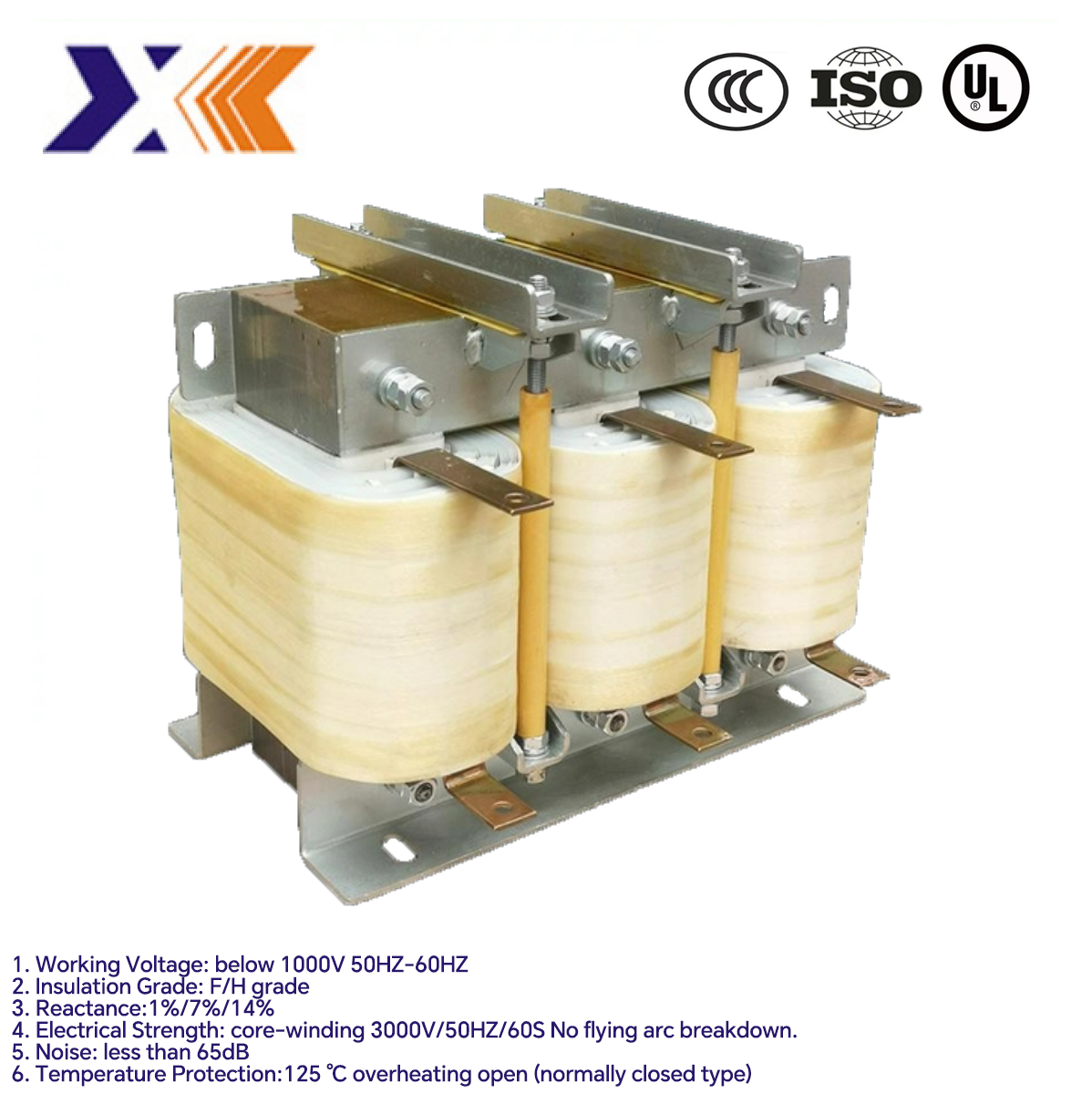 Industrial Reactor Original Manufacture Three-phase Line Choke Filter for Industrial