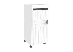 China BSCI 20KG White Marble Look Metal Handle Bathroom Movable Cabinet wholesale