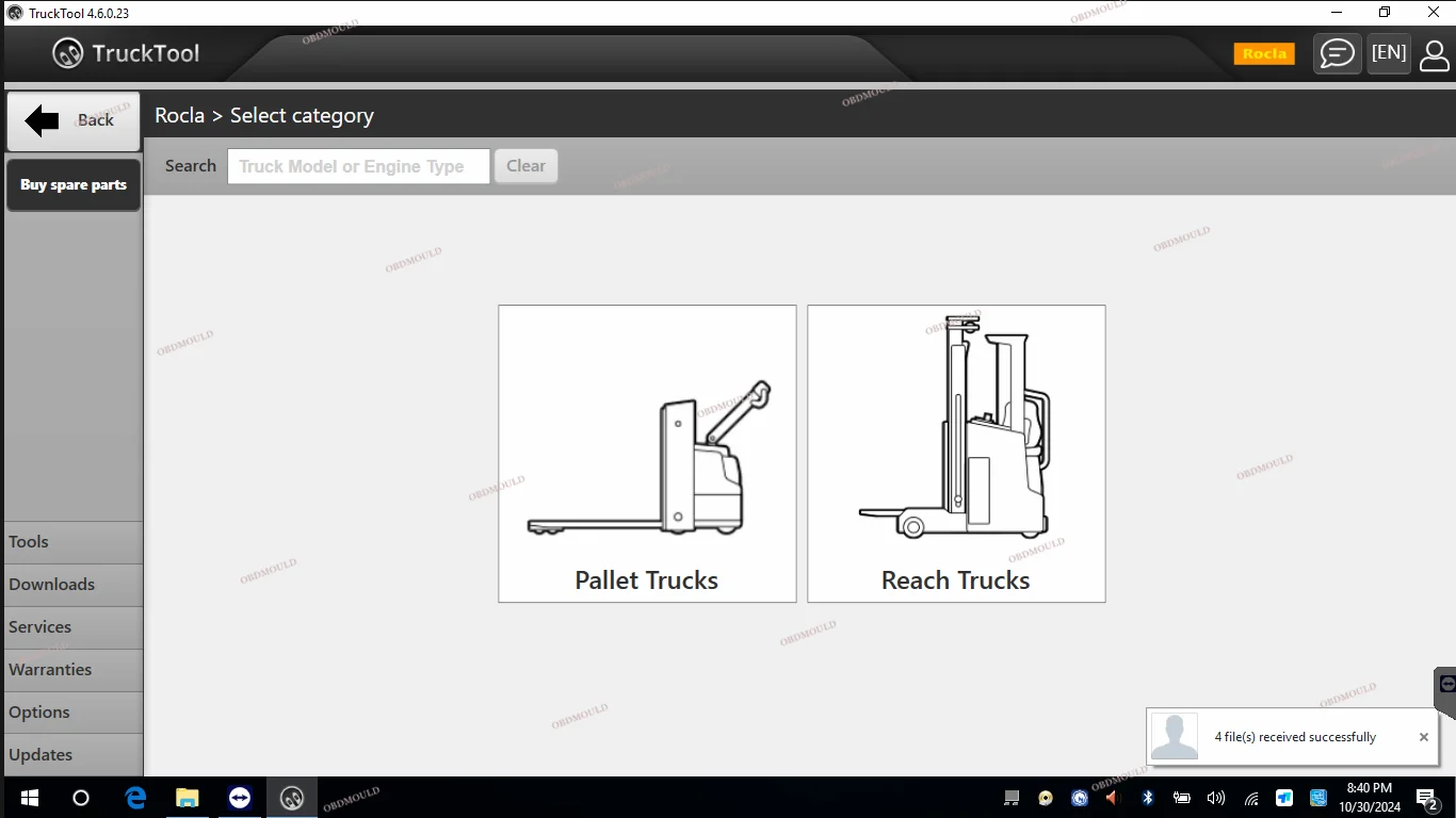 Universal Forklift Diagnostic Tool TruckTool For Resetting AGV Model Service Counter Wizard For MITSUBISHI, ET, TCM, UNI
