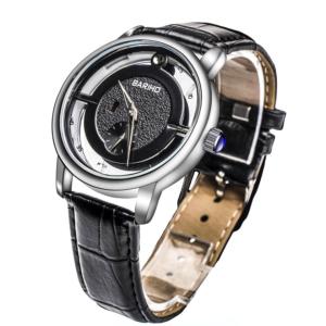 China BARIHO Men's Quartz Watch Genuine Leather Band Miyota Movement 711 wholesale