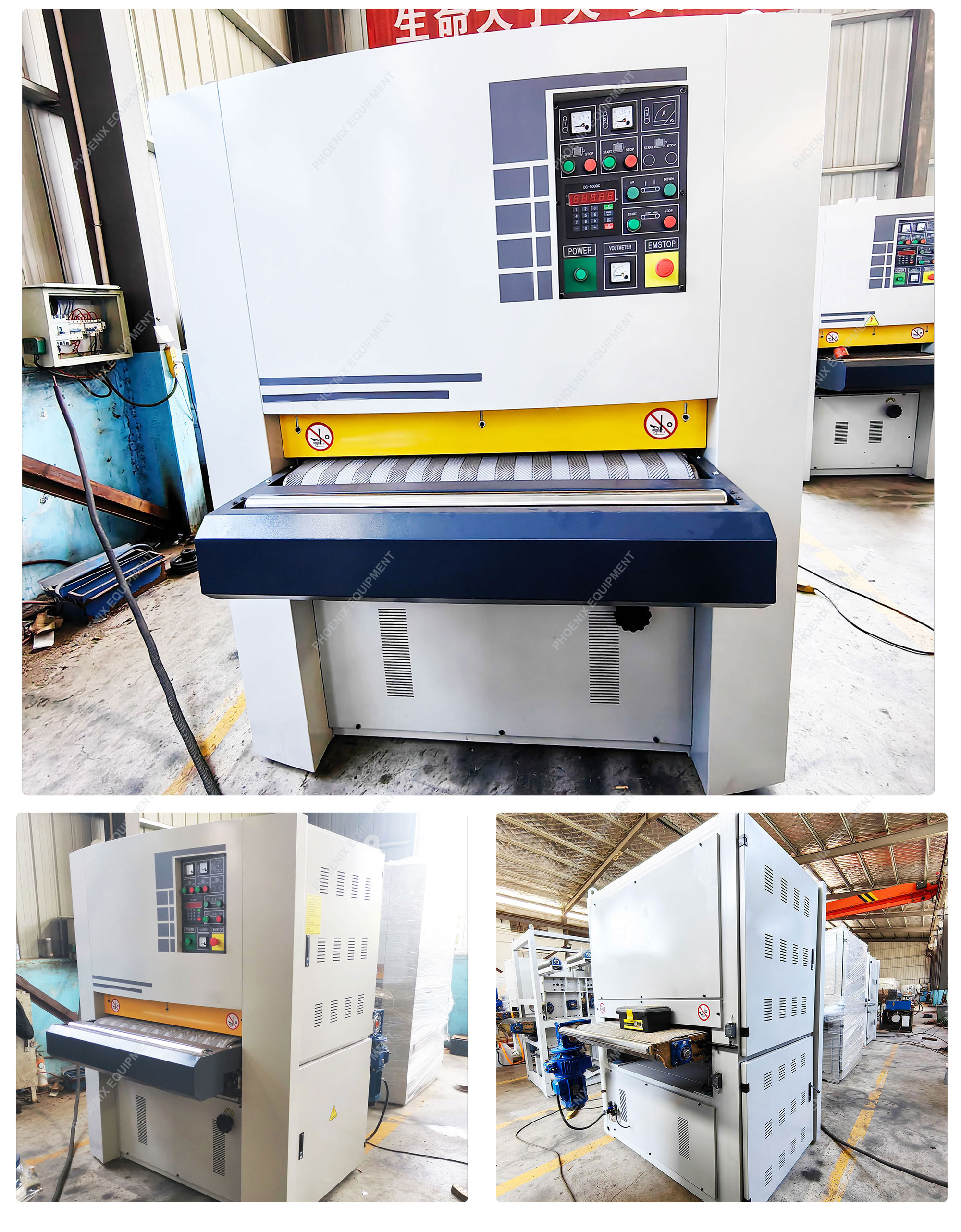 R-RP630 Fully Automatic Sanding Machine for Solid Wood Board in Woodworking Industry