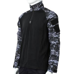 China Polo Midnight Frog Combat Shirt Digital Camouflage Cotton Polyester Antimicrobial wholesale