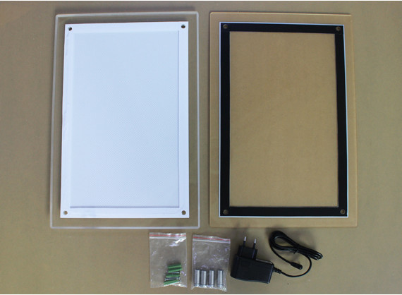 Poster Magnetic 60x80cm 10mm Crystal LED Light Box